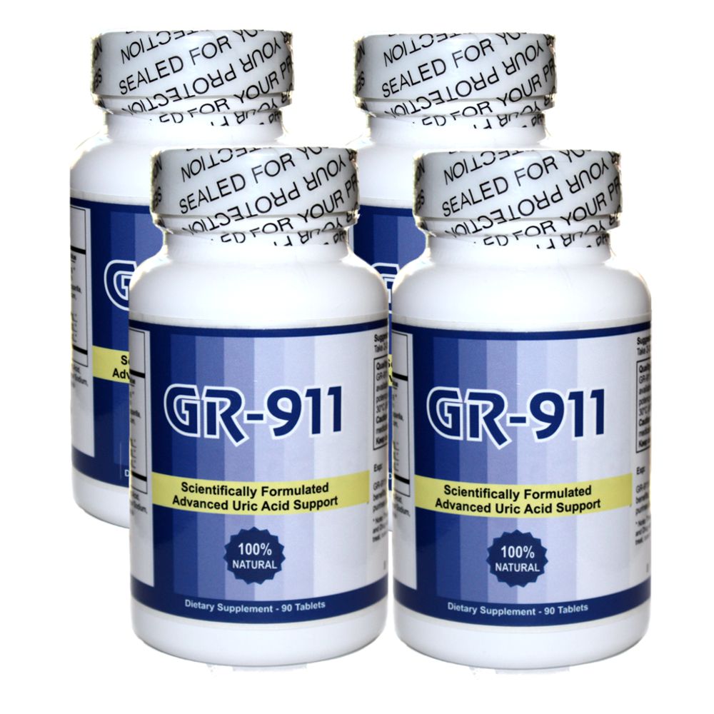 GR-911 Advanced Uric Acid Support - 4 bottles