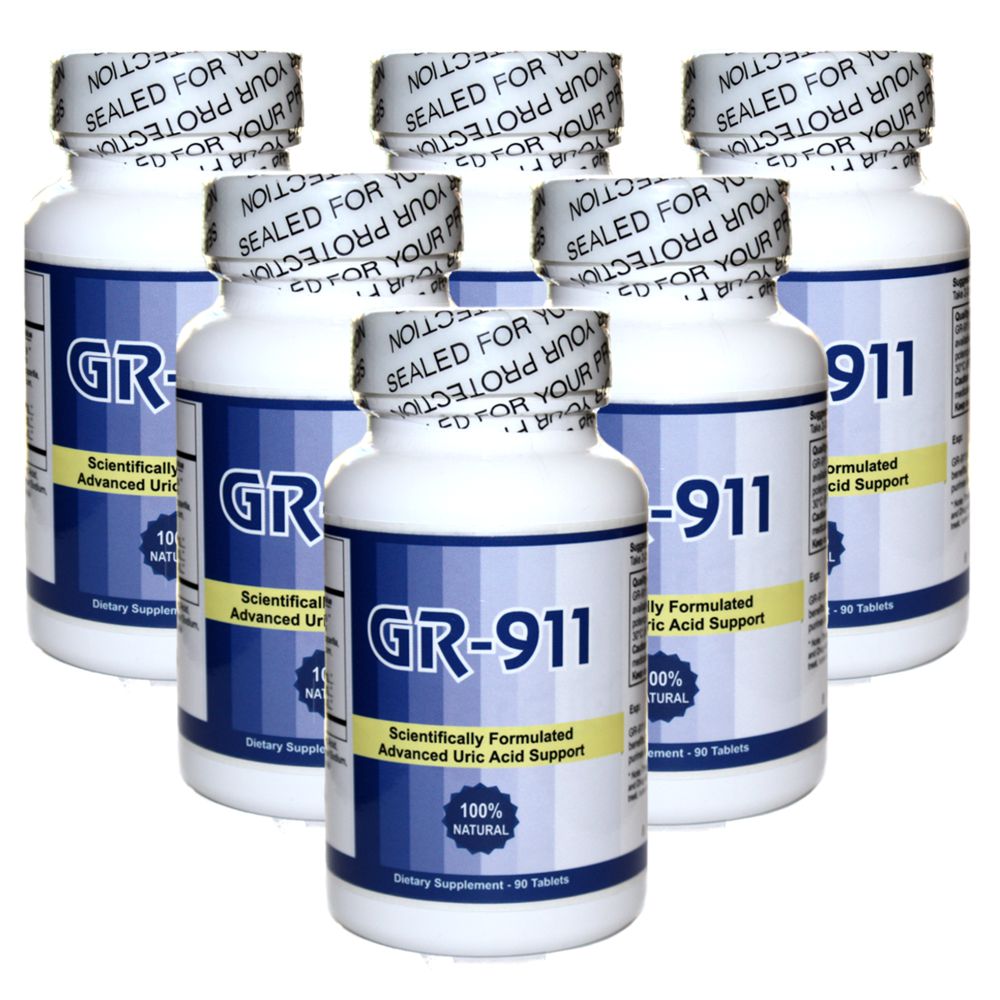 GR-911 Advanced Uric Acid Support - 6 bottles